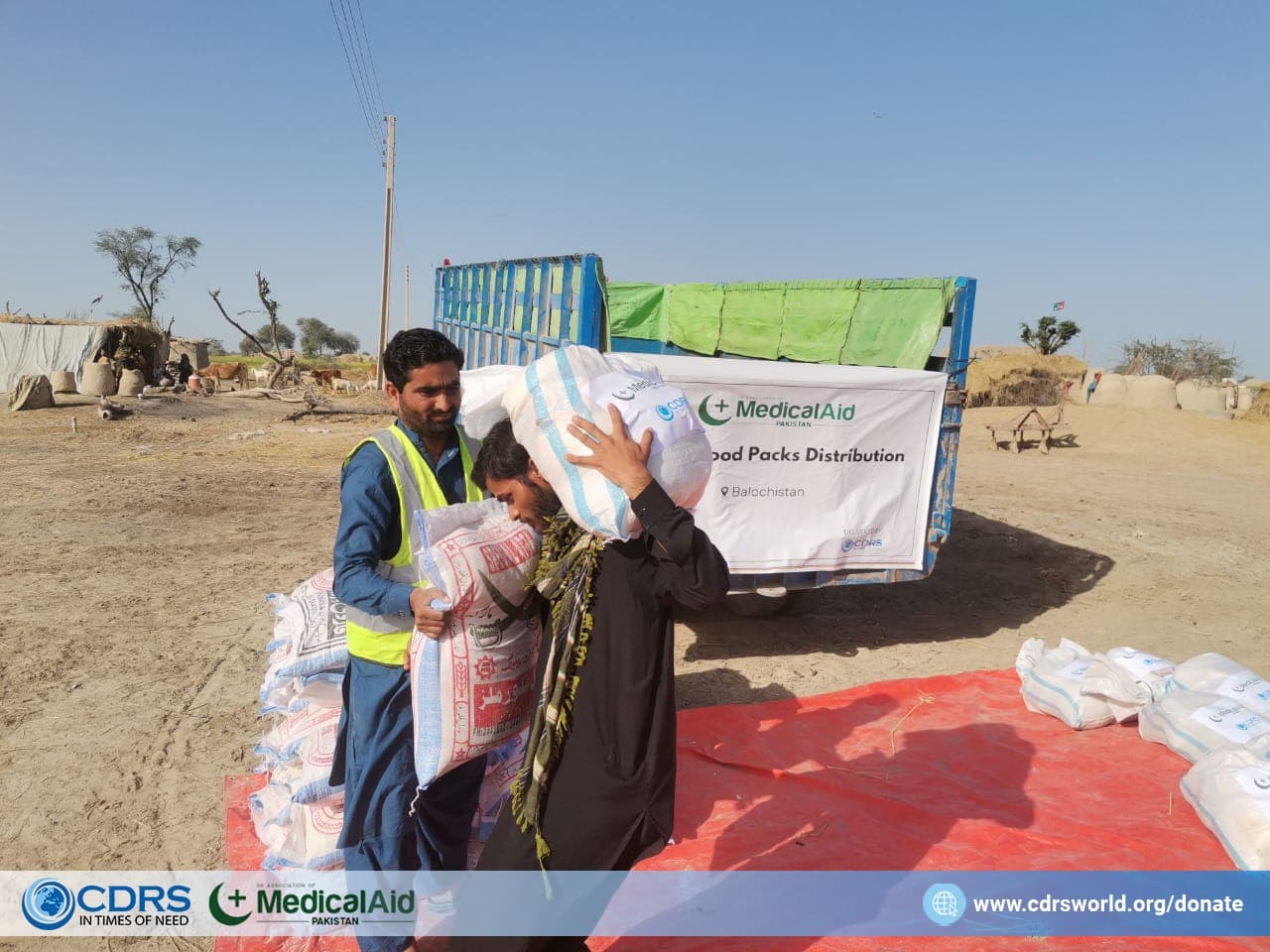 Ramadan Food Pack Distribution – Bagtel, Jaffarabad