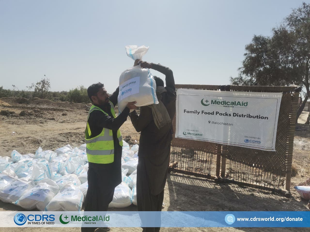 Ramadan Food Pack Distribution – Gandakha, Usta Mohammad