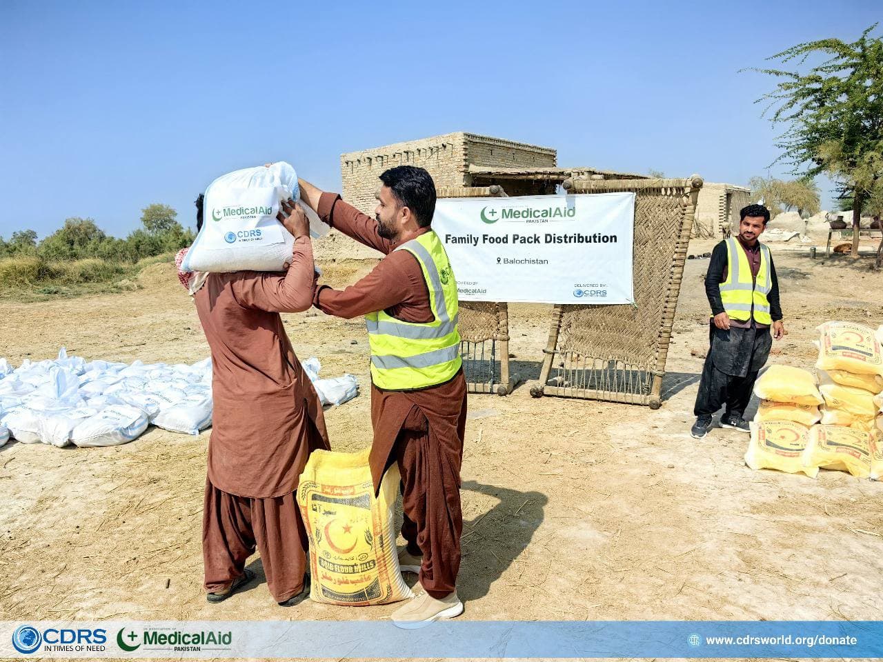 Ration Pack Distribution – District Usta Mohammad